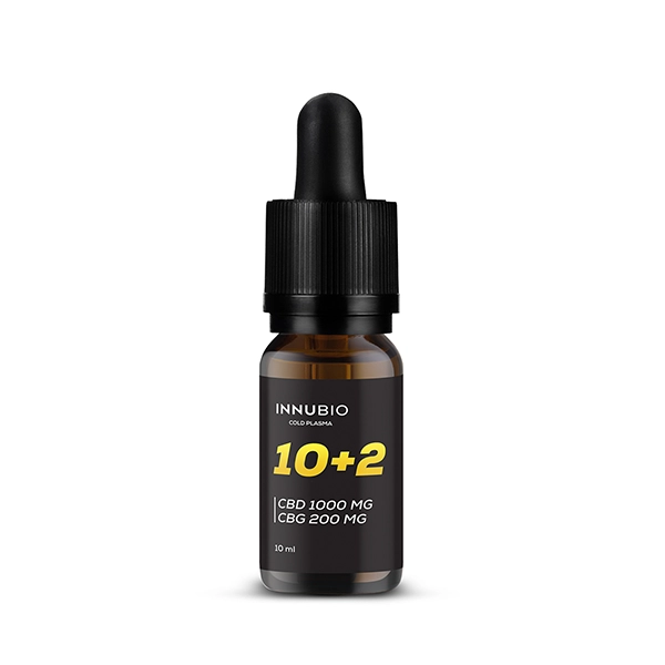 INNUBIO 10+2 Olejek konopny 10% CBD + 2% CBG 10ml