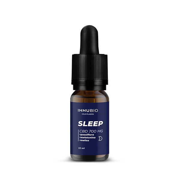 INNUBIO Sleep olejek konopny z passiflorą, melatoniną i melisą 7% CBD 10 ml