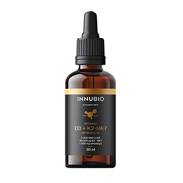 INNUBIO Witamina D3+K2-Mk7 2000IU w kropli liposomalna 30 ml