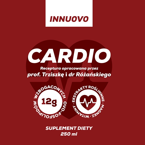 Produkty INNUBIO®: INNUOVO CARDIO ovo-fosfolipidy 250 ml