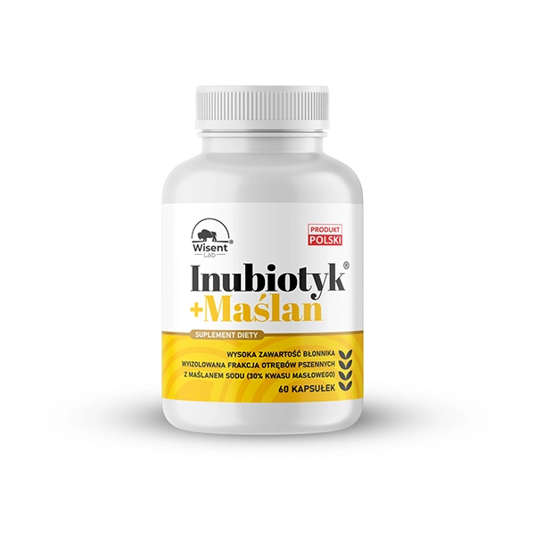 WisentLab Inubiotyk®+Maślan sodu błonnik w kapsułkach 60 sztuk