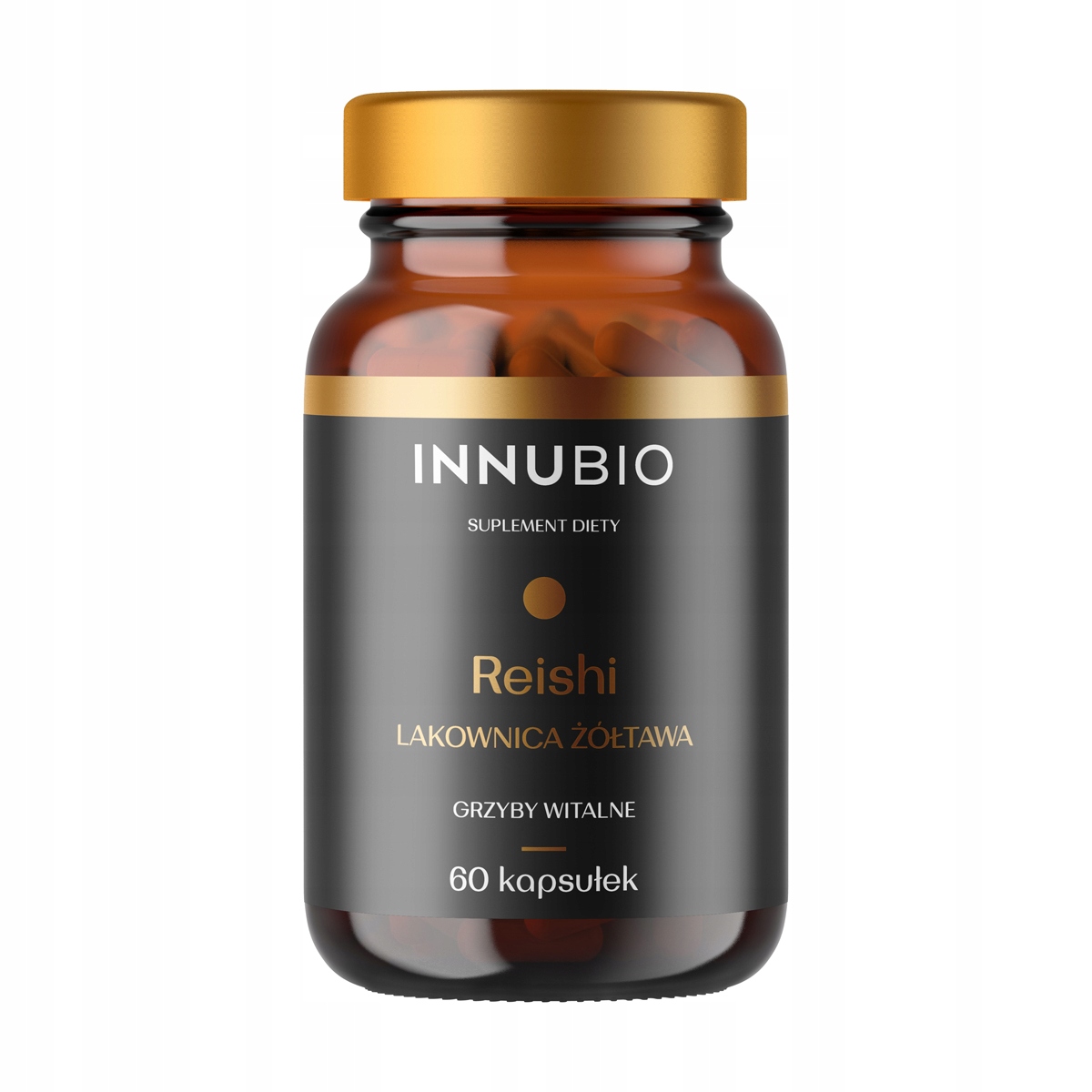 INNUBIO Reishi ekstrakt 13% polisacharydów 6% triterpenów 60 kapsułek - obrazek 2