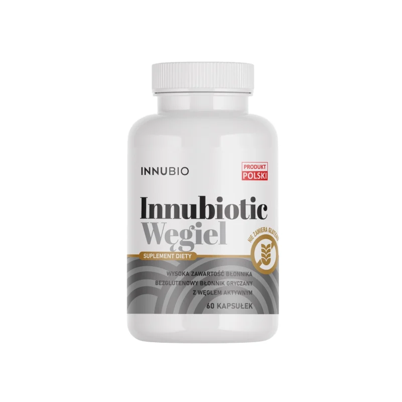 INNUBIO Innubiotic Activated Charcoal gluten-free fibre capsules 60 pcs