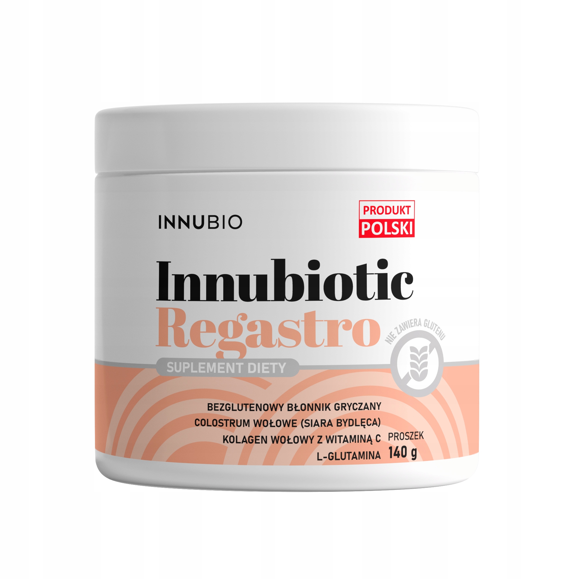 INNUBIO Innubiotic Regastro błonnik z colostrum, kolagenem i L-glutaminą 140g